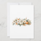 Invitation Boho Autumn Floral Arrangement Birthday (Dos)