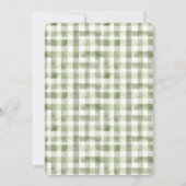 Invitation Boho Baby Clothesline Genre Baby shower neutre (Dos)