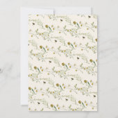 Invitation Boho Baby Fleur Sauvage Baby Shower (Dos)