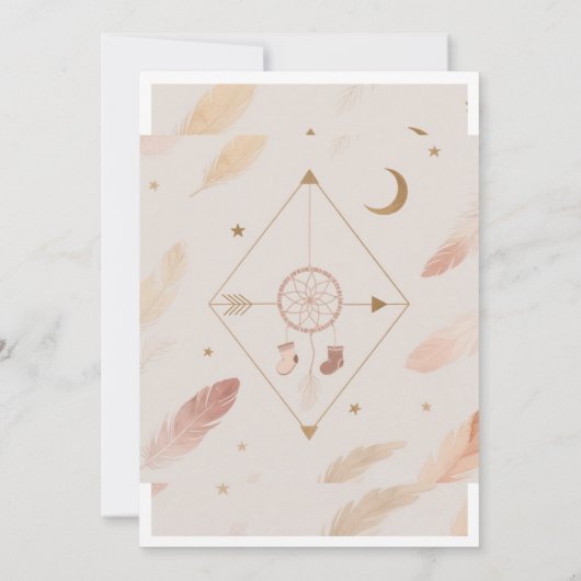 Invitation Boho Baby Shower Invite (Dos)