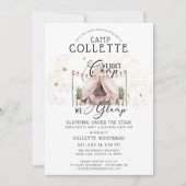 Invitation Boho Bachelorette Glamping Party Under The Stars (Devant)