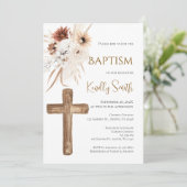 Invitation Boho Baptism (Debout devant)
