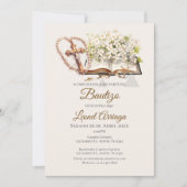 Invitation Boho Baptism (Devant)