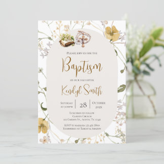 Invitation Boho Baptism