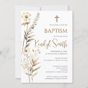 Invitation Boho Baptism