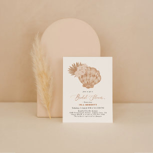 Invitation Boho Beach Fête des mariées Elle A Dit Oui Invitat