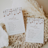 Invitation Boho Beach Shell Wives for Baby Card