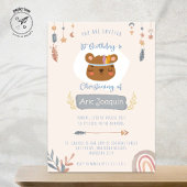 Invitation Boho Bear