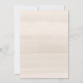 Invitation Boho Bear Rustic Baby Clothesline Genre Reveillez (Dos)