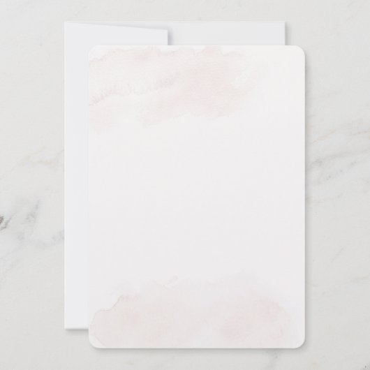 Invitation Boho beige avec mariée Mariage espagnol (Dos)