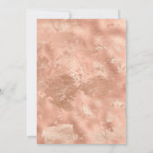 Invitation Boho Beige Fleurs d'aquarelle brunch de graduation (Dos)