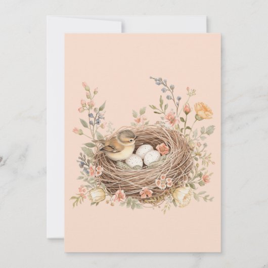 Invitation Boho Bird Nesting Party Nest Baby Shower (Dos)