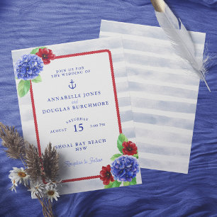 Invitation Boho blanc blanc Mariage d'aquarelle florale