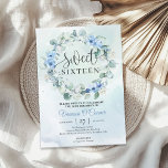 Invitation Boho bleu poussiéreux fleurs eucalyptus couronne<br><div class="desc">Boho bleu poussiéreux fleurs eucalyptus wreath douce invitation 16ème anniversaire Un design boho vraiment adorable qui a captivé toutes les célébrations et événements au cours des dernières années, à savoir un bouquet somptueux - un mélange de couronnes d'eucalyptus vert, élégamment mélangé des fleurs roses bleues poussiéreuses. Vous pouvez être sûr...</div>