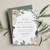 Invitation Boho Blooms | Mariage floral moderne