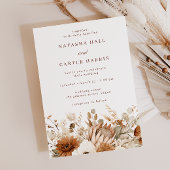 Invitation Boho Blooms Wedding