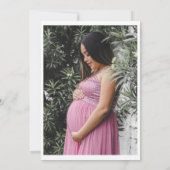 Invitation Boho Blue Pampas Grass Desert Baby Boy Baby shower (Dos)