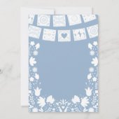 Invitation  Boho Blue Talavera Mexican Baby Shower (Dos)