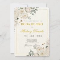 Boho boda de oro con flanca