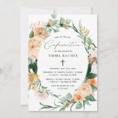 Invitation Boho Botanique Confirmation de verdure personnalis (Devant)