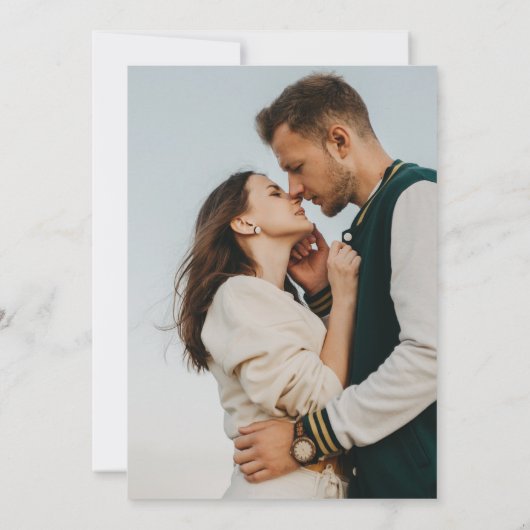 Invitation Boho Botanique Sage Vert Fleur sauvage Mariage (Dos)