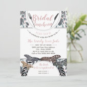 Invitation Boho Bridal Luncheon Douche Printemps Automne Invi (Debout devant)