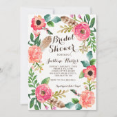 Invitation Boho Bridal Shower (Devant)