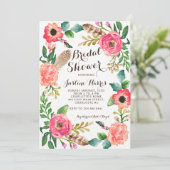 Invitation Boho Bridal Shower (Debout devant)