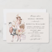 Invitation Boho Bride et Llama Fête des mariées (Devant)