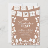 Invitation Boho Brown Talavera pour la Fête de Rem (Devant)