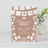 Invitation Boho Brown Talavera pour la Fête de Rem (Debout devant)