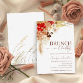 Invitation Boho Brunch et Bubbly | Fête des mariées en terre