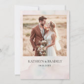 Invitation Boho Burgundy Floral Geometric Wedding (Dos)