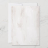 Invitation Boho Burgundy Rose Rose Aquarelle Mariage Floral (Dos)