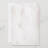 Invitation Boho Burgundy Rose Rose Aquarelle Mariage Floral (Dos)