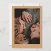 Invitation Boho Burnt Orange Automne Automne Automne Floral P (Dos)