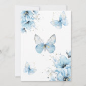 Invitation Boho Butterfly Wildflower Floral Boy Baby Shower (Dos)