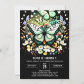 Invitation Boho Butterfly Wings Anniversaire (Devant)