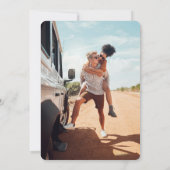 Invitation Boho Cactus Nuit Avant La Répétition Mariage (Dos)