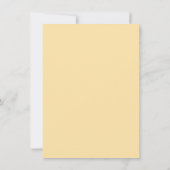 Invitation Boho cadre floral blanc mariage (Dos)