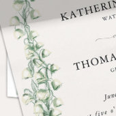 Invitation Boho cadre romantique aquarelle Lily Valley Mariag