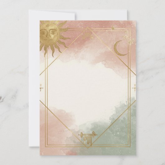 Invitation Boho Céleste Douceur de Sauge Terracott (Dos)