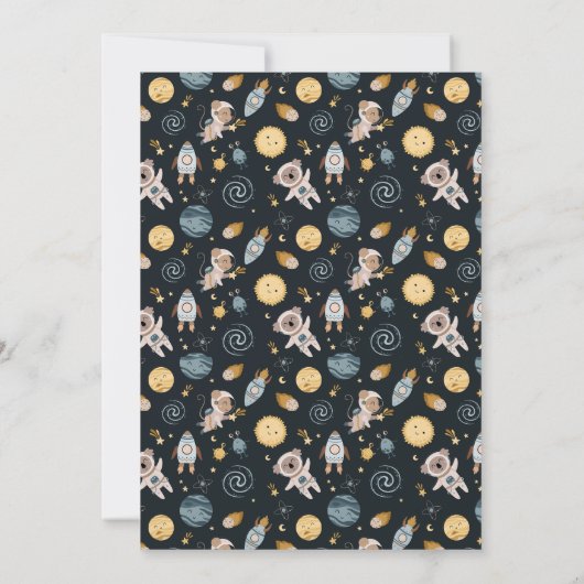 Invitation Boho Celestial Animal Baby Shower (Dos)