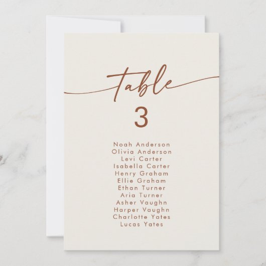 Invitation Boho Chic Bohemian Cream Hanging Seating Chart (Devant)