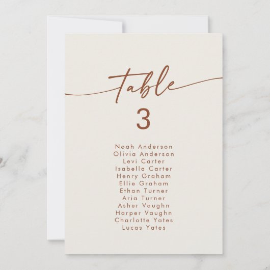 Invitation Boho Chic Bohemian Cream Hanging Seating Chart (Dos)