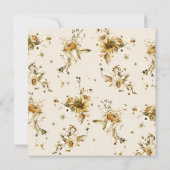 Invitation Boho Chic Fall in Love Fleur sauvage Fête des mari (Dos)