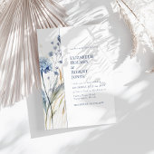 Invitation Boho Chic Fleur sauvage Mariage