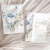 Invitation Boho Chic Fleur sauvage Mariage