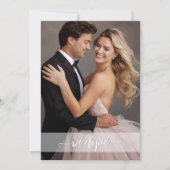 Invitation Boho Chic Mariage Réception Uniquement Elopement (Devant)