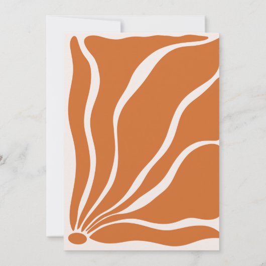 Invitation Boho Chic Retro Floral Mariage (Dos)